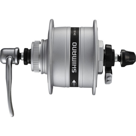 VR Nabendynamo Shimano ADH3D373W 100mm 36 Loch silber Centerlock SNSP