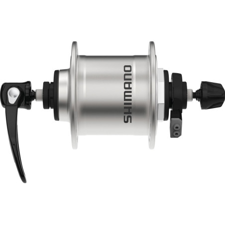 VR Nabendynamo Shimano DHT4000 100mm 36 Loch mit SNSP silber