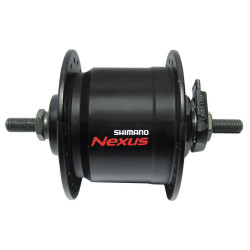 VR Nabendynamo Shimano DHC3000 100mm 36 Loch schwarz Vollachse