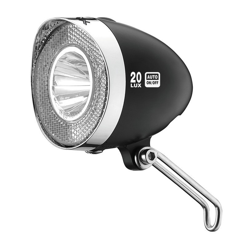XLC Scheinwerfer LED CL D03 Reflektor 20Lux Schalter schwarz