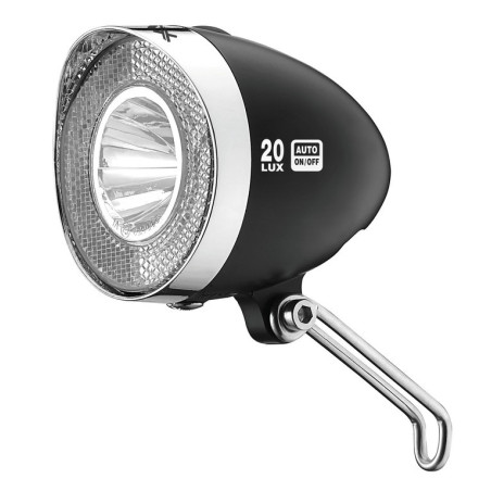 XLC Scheinwerfer LED CL D03 Reflektor 20Lux Schalter schwarz
