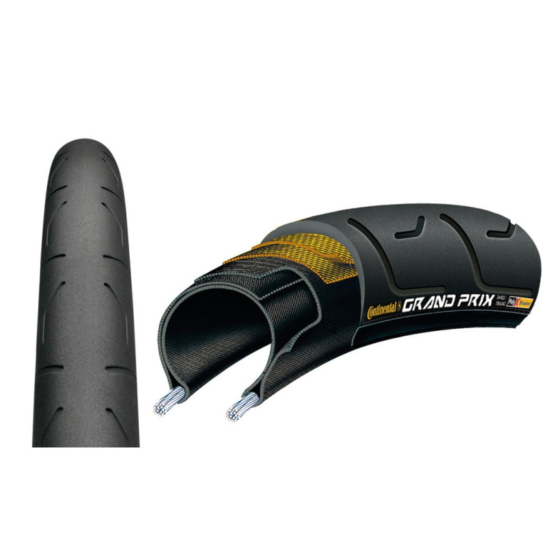 Reifen Conti Grand Prix faltbar 28 700x28C 28 622 schwarz schwarz Skin