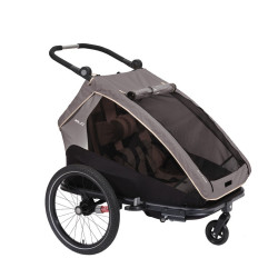 XLC Kinderanhanger DUO S BS C10 20 grau beige anthrazit