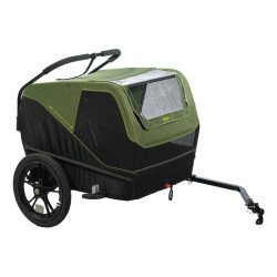 XLC Hundeanhanger Dog Medium BS C12 16 moosgrun lime schwarz