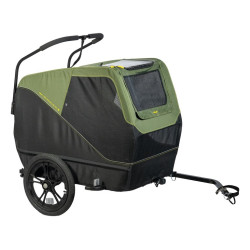 XLC Hundeanhanger Dog Large BS C13 16 moosgrun lime schwarz