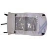 Verdeck 2in1 f Kinderanhanger XLC Mono fur XLC Mono blau silber ab 2016