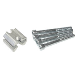 Adapter Weber fur EP Kupplung mit Schrauben M5