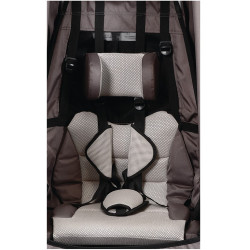 XLC Textilsitz mit Gurtsystem BS X125 MONO S grau beige anthrazit