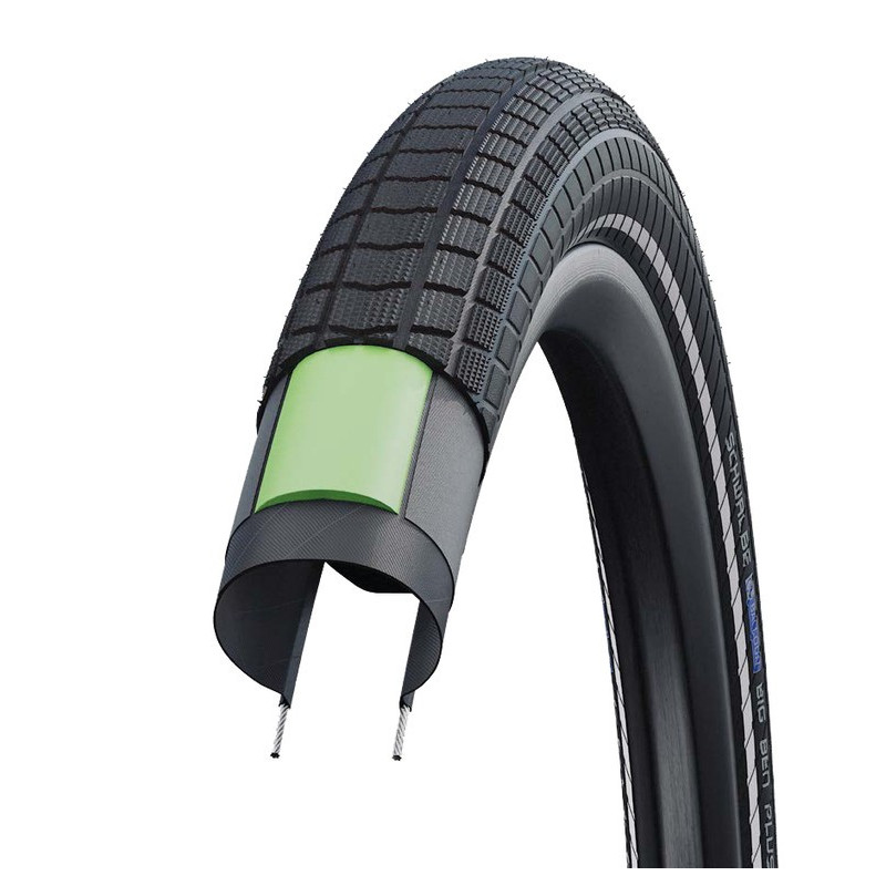 Reifen Schwalbe Big Ben Plus HS439 20x215 55 406 sw SSkin ReflGG Perf E