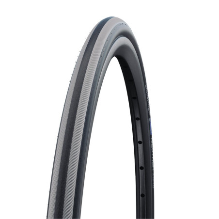 Reifen Schwalbe RightrunPlus HS387 Draht 22x100 BS 25 489 Pf sw gr TwSkin SG NMC