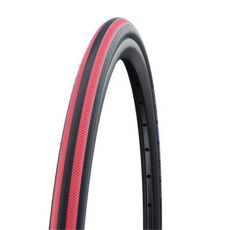 Reifen Schwalbe Rightrun HS387 Draht 24x100 25 540 sw rotStreifen KG 2Gr NMC