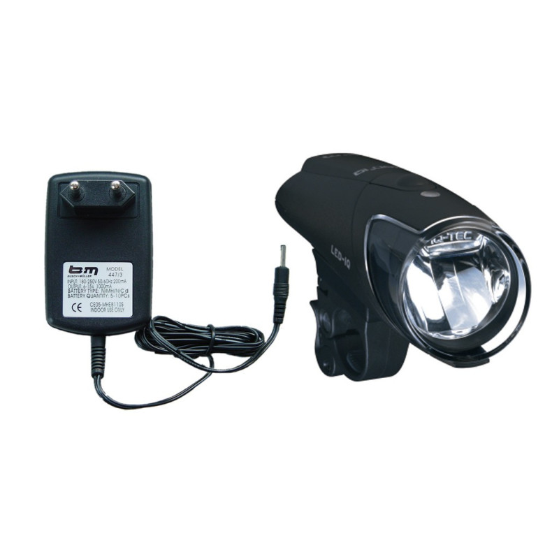 LED Akku Scheinwerfer bm Ixon IQ Premium 80 Lux mit Lenkerhalter