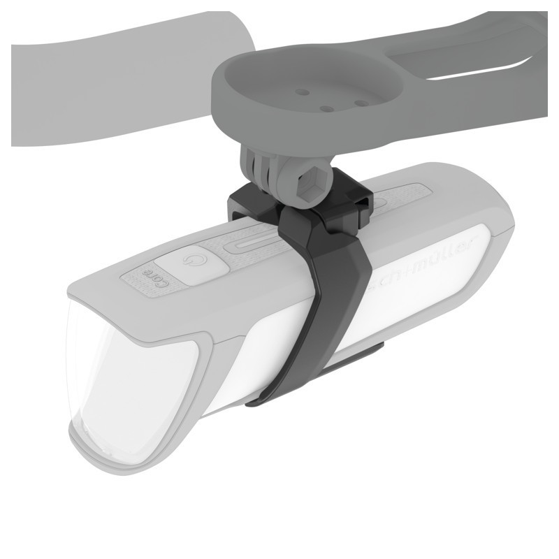 LED Akku Scheinwerfer bm Ixon Core 2 70 Lux silber mit Lenkerhalter
