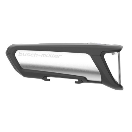 LED Akku Scheinwerfer bm Ixon Core 2 70 Luxsilbermit LenkerhalterLadegerat