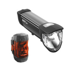 LED Akku Beleuchtungsset bm Ixon Core Ixxi50 Luxschwarzm Halter
