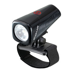 LED Helmleuchte SIGMA Buster 150 HL schwarz mit Universalhalterung
