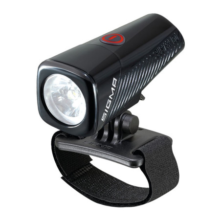 LED Helmleuchte SIGMA Buster 150 HL schwarz mit Universalhalterung