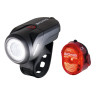 LED Akku Beleuchtungsset SIGMA Aura 35 USB Nugget II