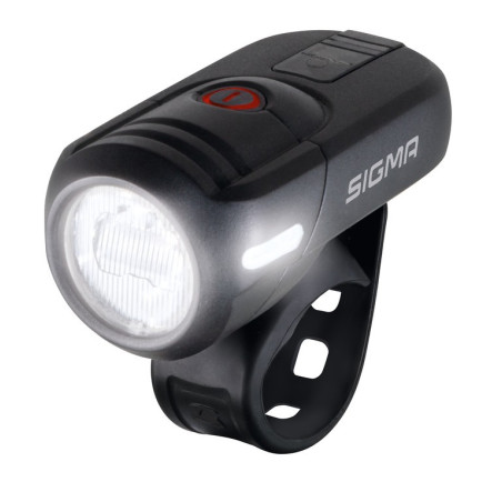 LED Akku Scheinwerfer SIGMA Aura 45 USB 45 Lux mit Lenkerhalter