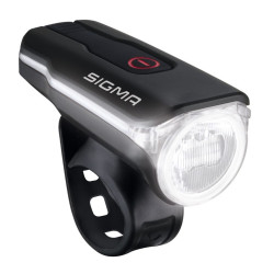 LED Akku Scheinwerfer SIGMA Aura 60 USB 60 Lux mit Lenkerhalter