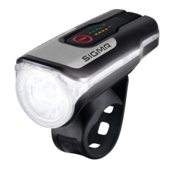 LED Akku Scheinwerfer SIGMA Aura 80 USB 80 Lux mit Lenkerhalter