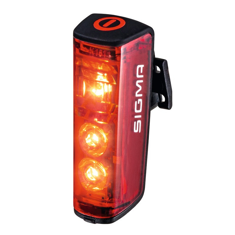 LED Akku Rucklicht SIGMA Blaze mit Bremslicht Sattelstutzbefestigung