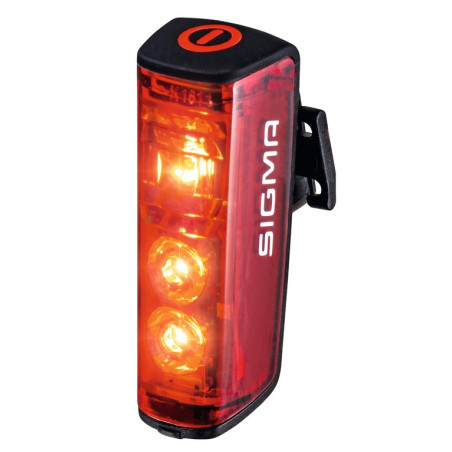 LED Akku Rucklicht SIGMA Blaze mit Bremslicht Sattelstutzbefestigung