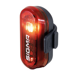 LED Batterie Rucklicht SIGMA Curve schwarz Sattelstutzbefestigung