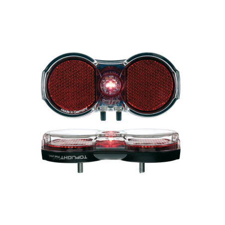 Batterie Rucklicht bm Toplight Flat Gepacktragerbefestigung 50 80mm