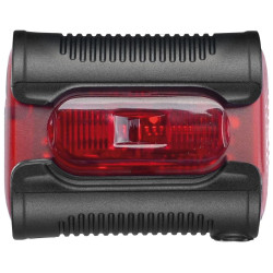 LED Akku Rucklicht bm Ixback Senso USB Gehause rot Sattelstutzbefestigung