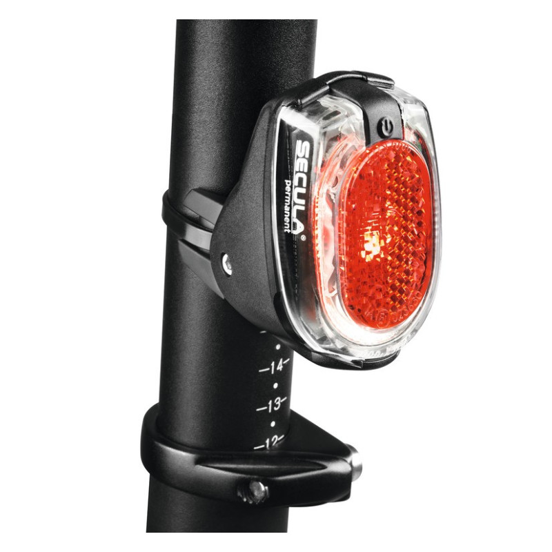 LED Batterie Rucklicht bm Secula Sattelstutz Strebenbefestigung