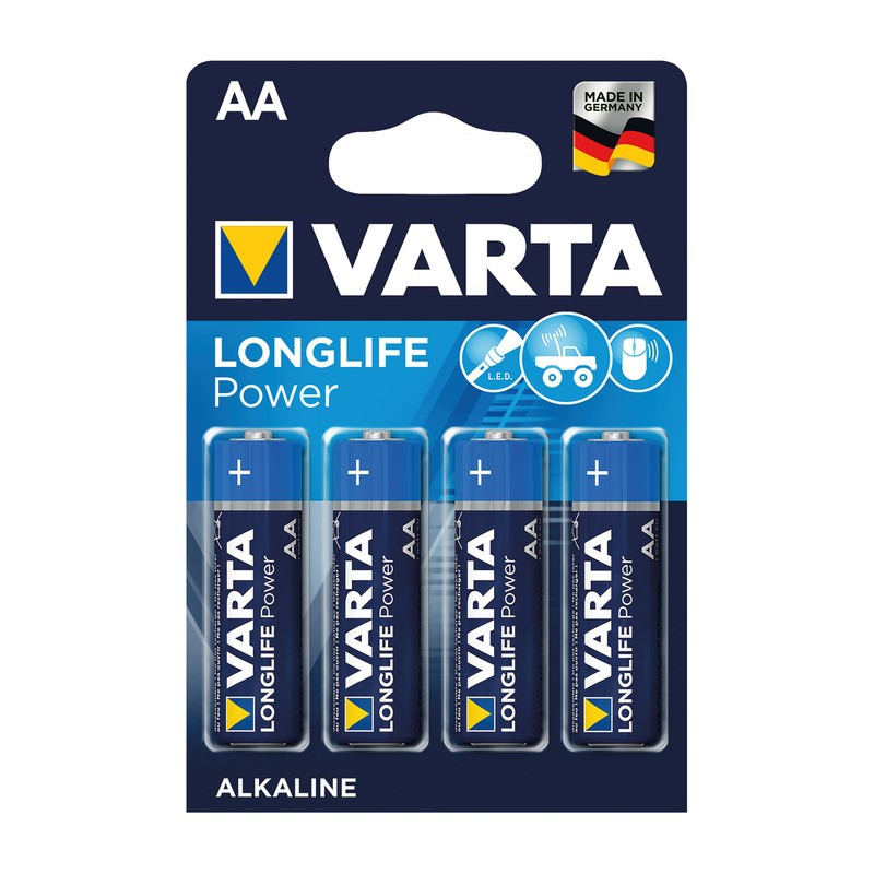 Batterie Varta Longlife Power Mignon LR6 Alkaline 15 V MN1500 4 Stuck