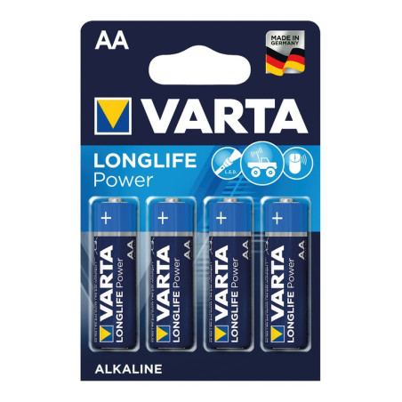 Batterie Varta Longlife Power Mignon LR6 Alkaline 15 V MN1500 4 Stuck
