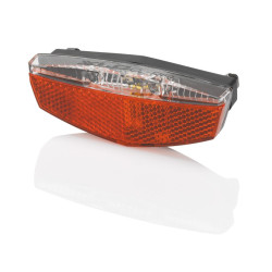 XLC LED Akku Ruckleuchte CL R19 inkl Reflektor mit USB Ladebuchse