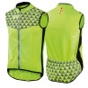 Sicherheitsweste Wowow Mont Ventoux gelb mit reflektierendes Band GrXS