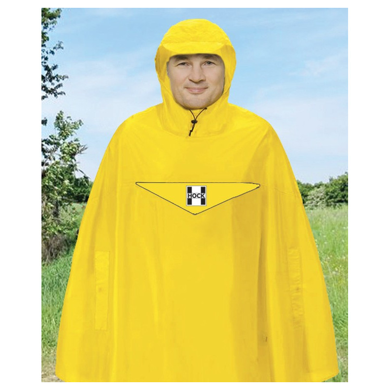 Regenponcho Hock Rain Light signalgelb Gr L Korpergr bis 165cm