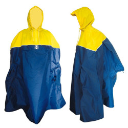 Regenponcho Hock Backpack gelb marine Gr XL