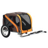 Fahrradanhanger Dog Mini 12 braun orange fur Achsmontage