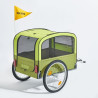 Fahrradanhanger Dog 20 grun hellgrun fur Achsmontage