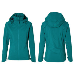 Fahrrad Regenjacke Basil Skane teal green Gr S Damen