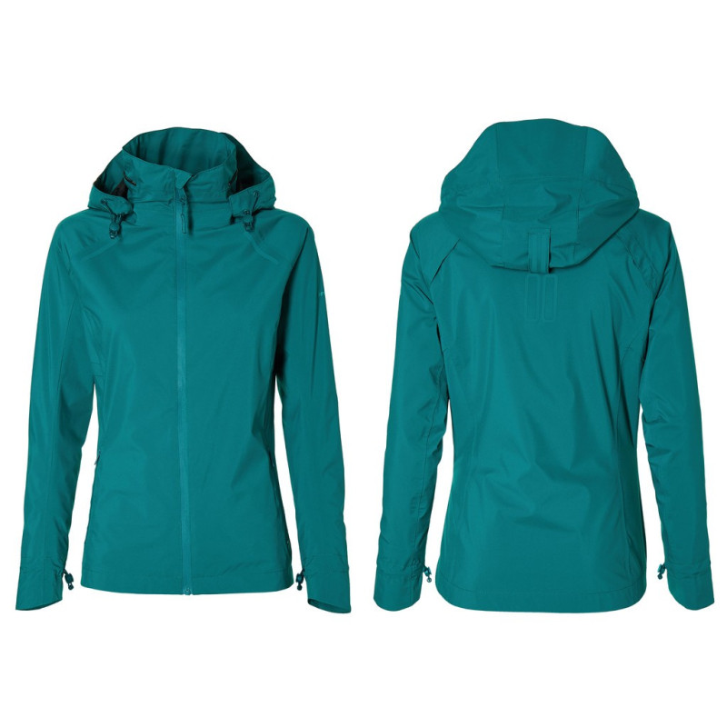 Fahrrad Regenjacke Basil Skane teal green Gr XL Damen