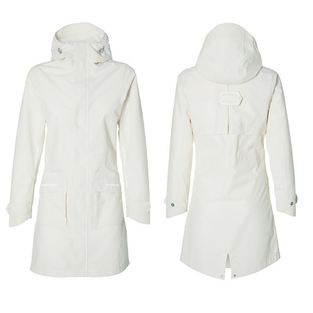 Fahrrad Regenparka Basil Mosse snow white Gr XS Damen