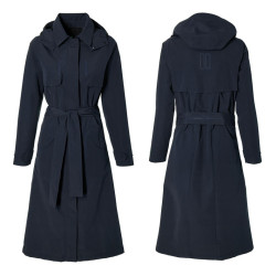 Fahrrad Regentrenchcoat Basil Mosse night blue Gr M Damen