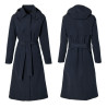 Fahrrad Regentrenchcoat Basil Mosse night blue Gr L Damen