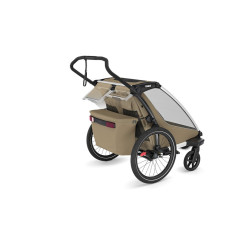 Kinderanhanger Thule Chariot Cross 2 Double Faded Khaki