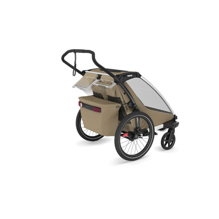 Kinderanhanger Thule Chariot Cross 2 Double Faded Khaki