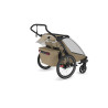 Kinderanhanger Thule Chariot Cross 2 Double Faded Khaki