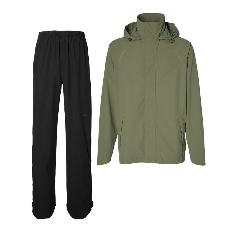Fahrrad Regenanzug Basil Hoga olive green Gr XXXL unisex