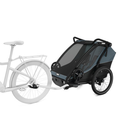 Kinderanhanger Thule Chariot Cab 2 Sitzer Dark Slate