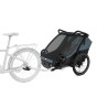 Kinderanhanger Thule Chariot Cab 2 Sitzer Dark Slate